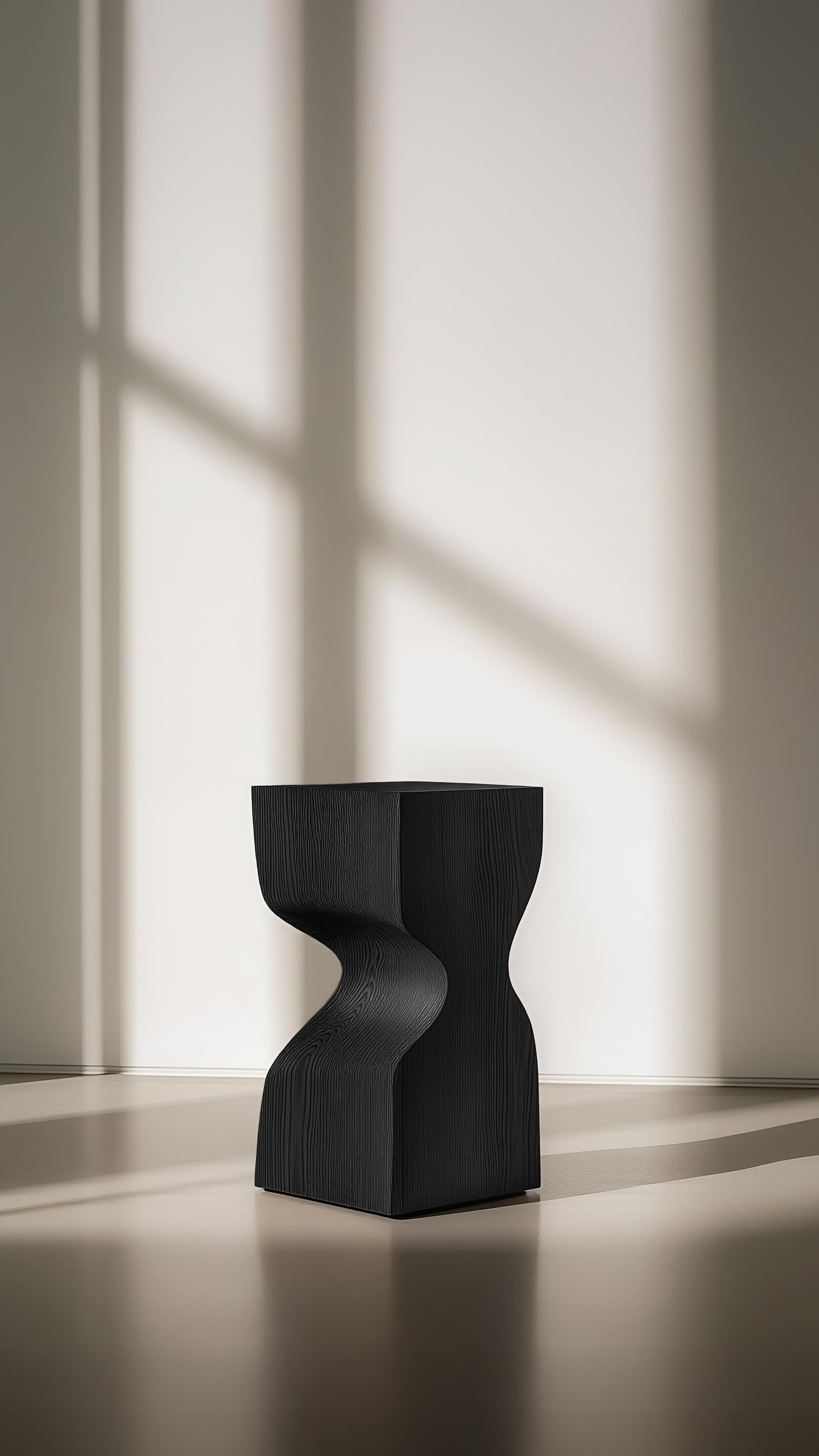 Table de nuit contemporaine en bois Socle No80, Joel Escalona Design Neuf - En vente à Ciudad de México, CDMX