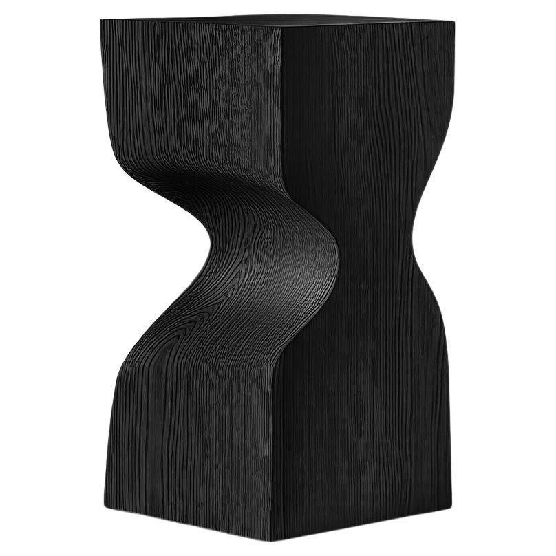 Contemporary Wooden Nightstand Socle No80, Joel Escalona Design
