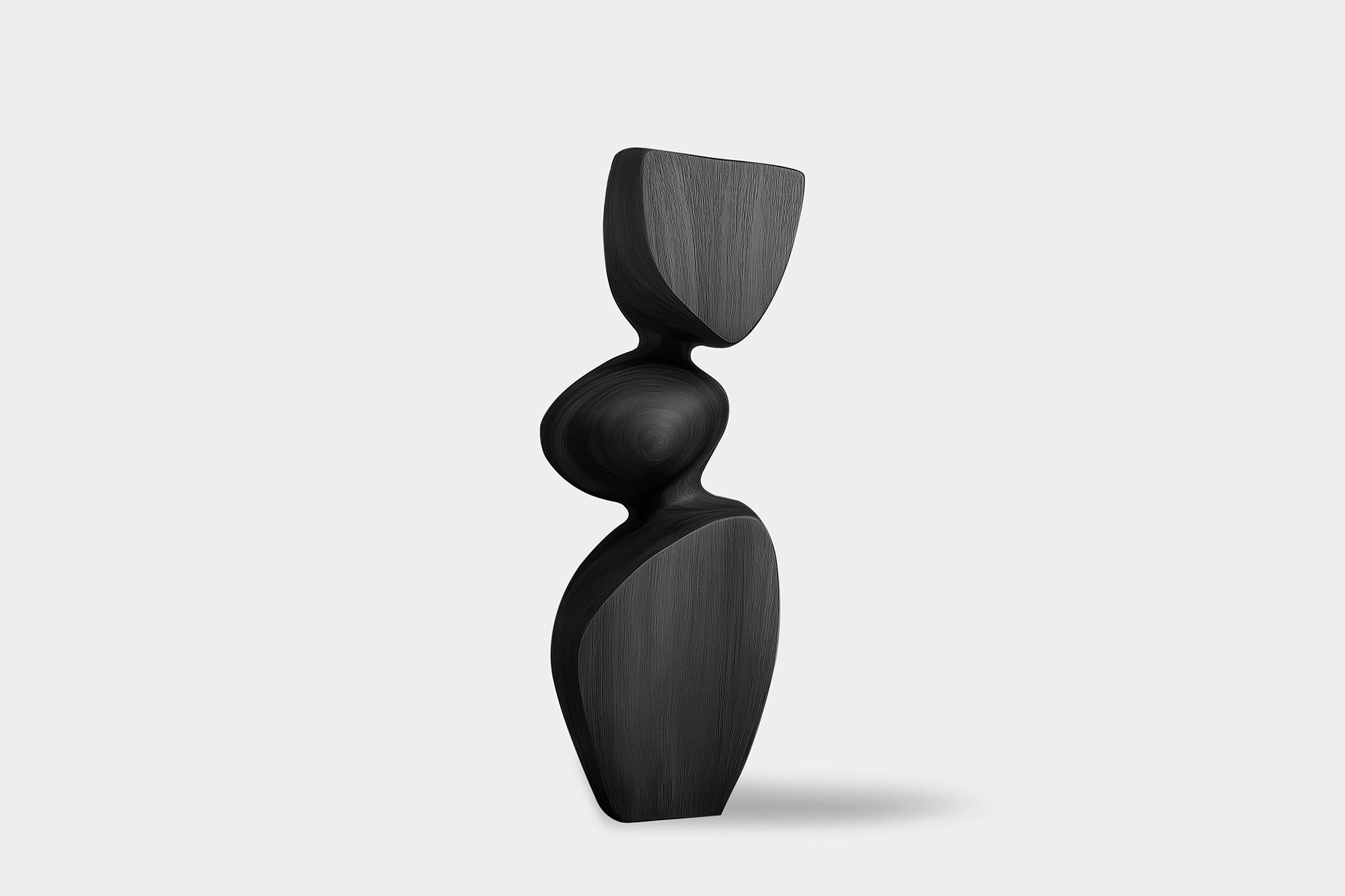 Messicano Scultura contemporanea in legno Lull No58 - Realizzata a mano da Joel Escalona in vendita
