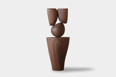 Contemporary Wooden Sculpture Lull No75 by NONO – Decorative Object for Modern