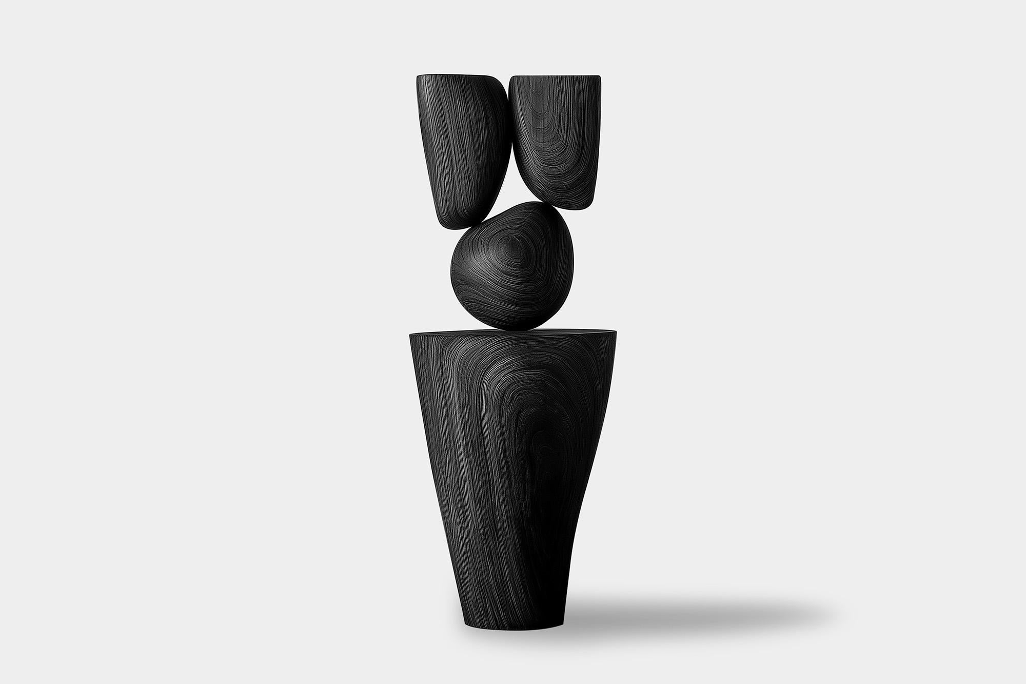 Mexican Contemporary Wooden Sculpture Lull No75 by NONO – Decorative Object for Modern For Sale