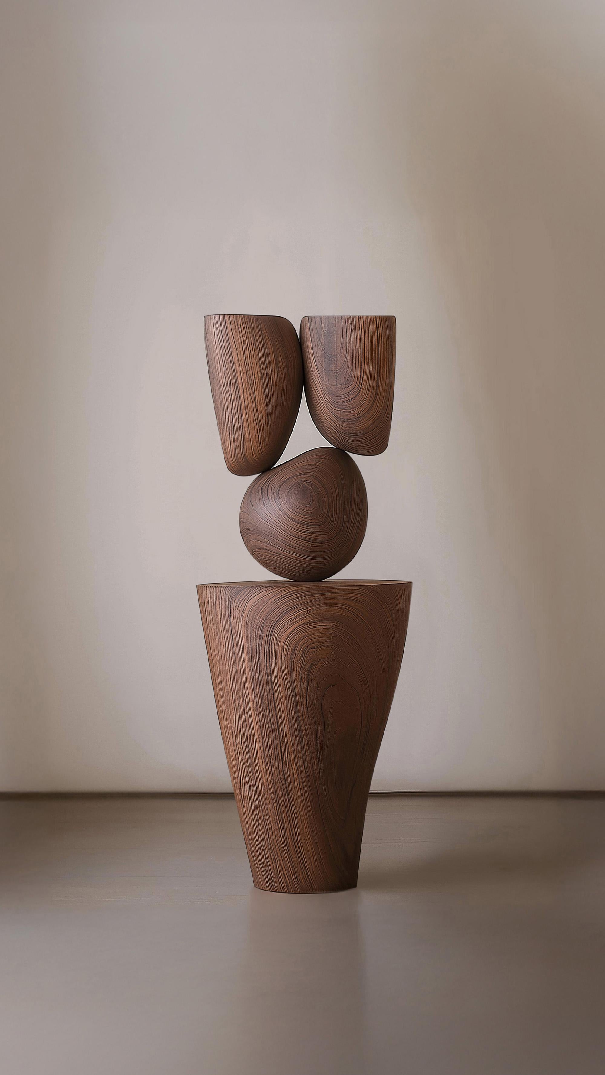 Contemporary Wooden Sculpture Lull No75 by NONO – Decorative Object for Modern In New Condition For Sale In Ciudad de México, CDMX