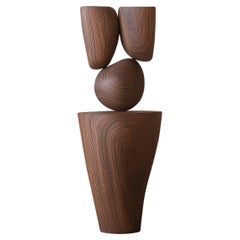 Contemporary Wooden Sculpture Lull No75 by NONO – Decorative Object for Modern