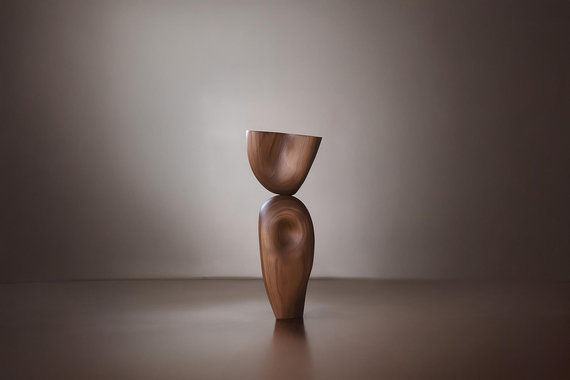 Mid-Century moderno Scultura contemporanea in legno Lull No93 - Realizzata a mano da NONO per Artistics Inter in vendita