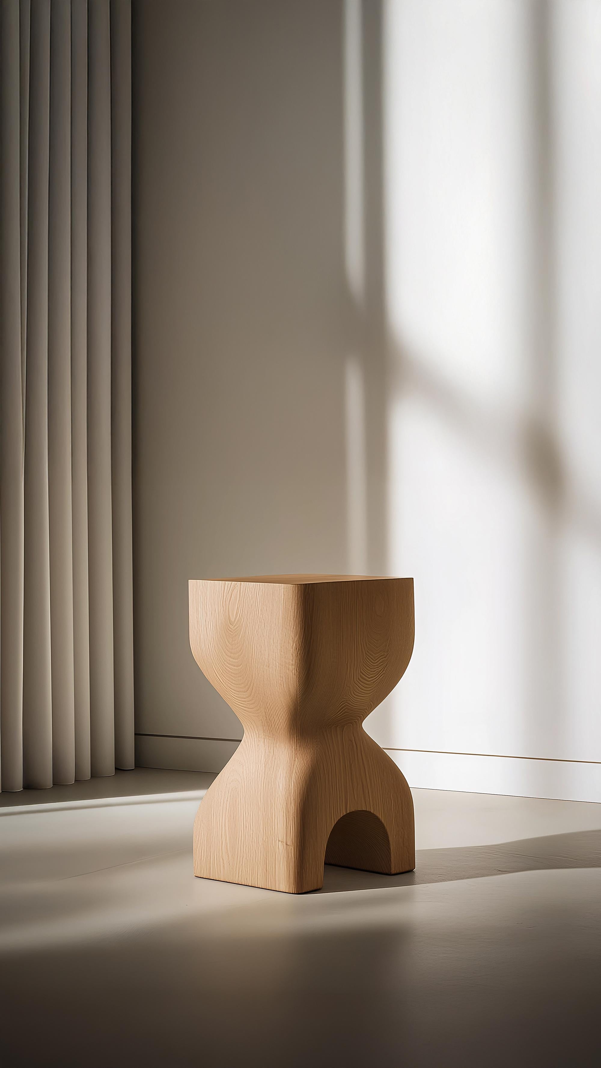 Socle No52 Stool, Solid Wood Contemporary Furniture by NONO

Socle side table, auxiliary table, night stand

Socle is a small solid wood table designed by the NONO design team. Made of solid wood, its elaborated construction serves as a support,