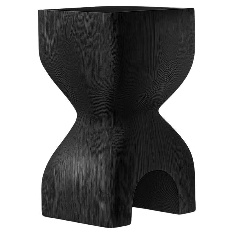 Contemporary Wooden Socle No52 Side Table, Joel Escalona Design