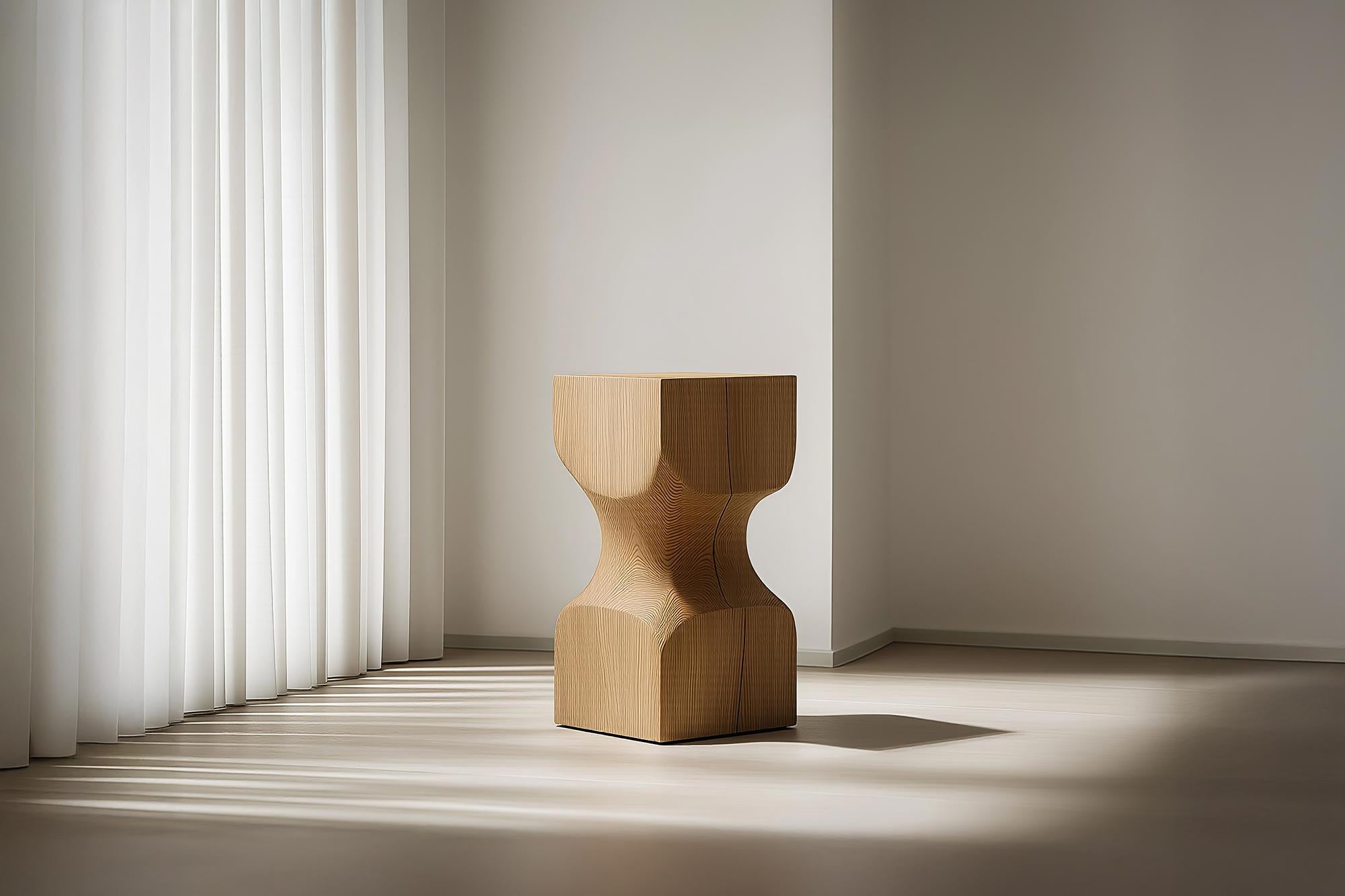 Contemporary Wooden Stool Socle No66, Designed by Joel Escalona


Socle side table, auxiliary table, night stand

Socle is a small solid wood table designed by the NONO design team. Made of solid wood, its elaborated construction serves as a