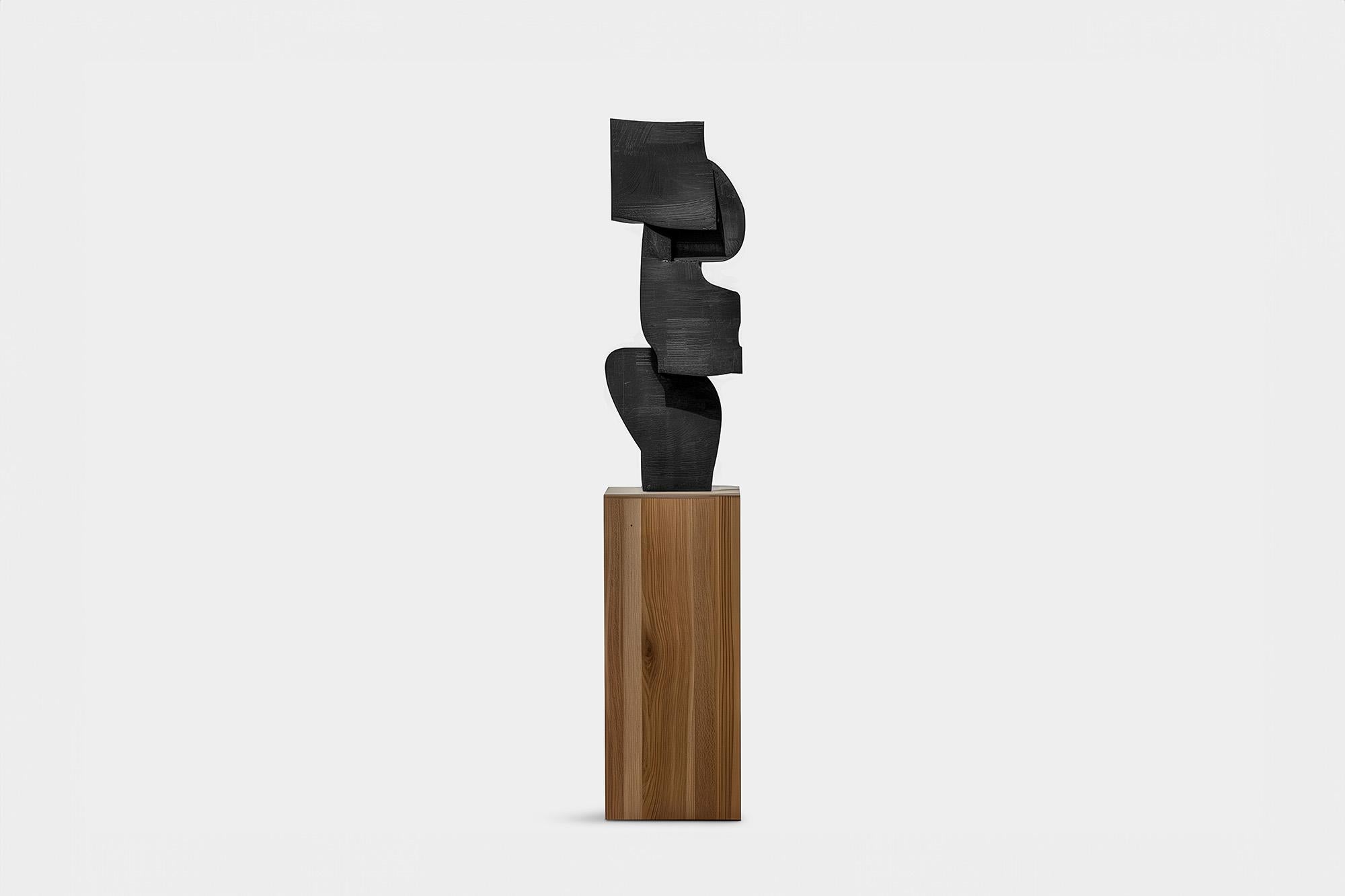 Contemporary Wooden Totem Art Unseen Force No34 Produced by NONO


——

This monolithic sculpture, designed by the talented Artist Joel Escalona, is a towering example of beauty in craftsmanship. Hand and digital machine made; the standing sculpture