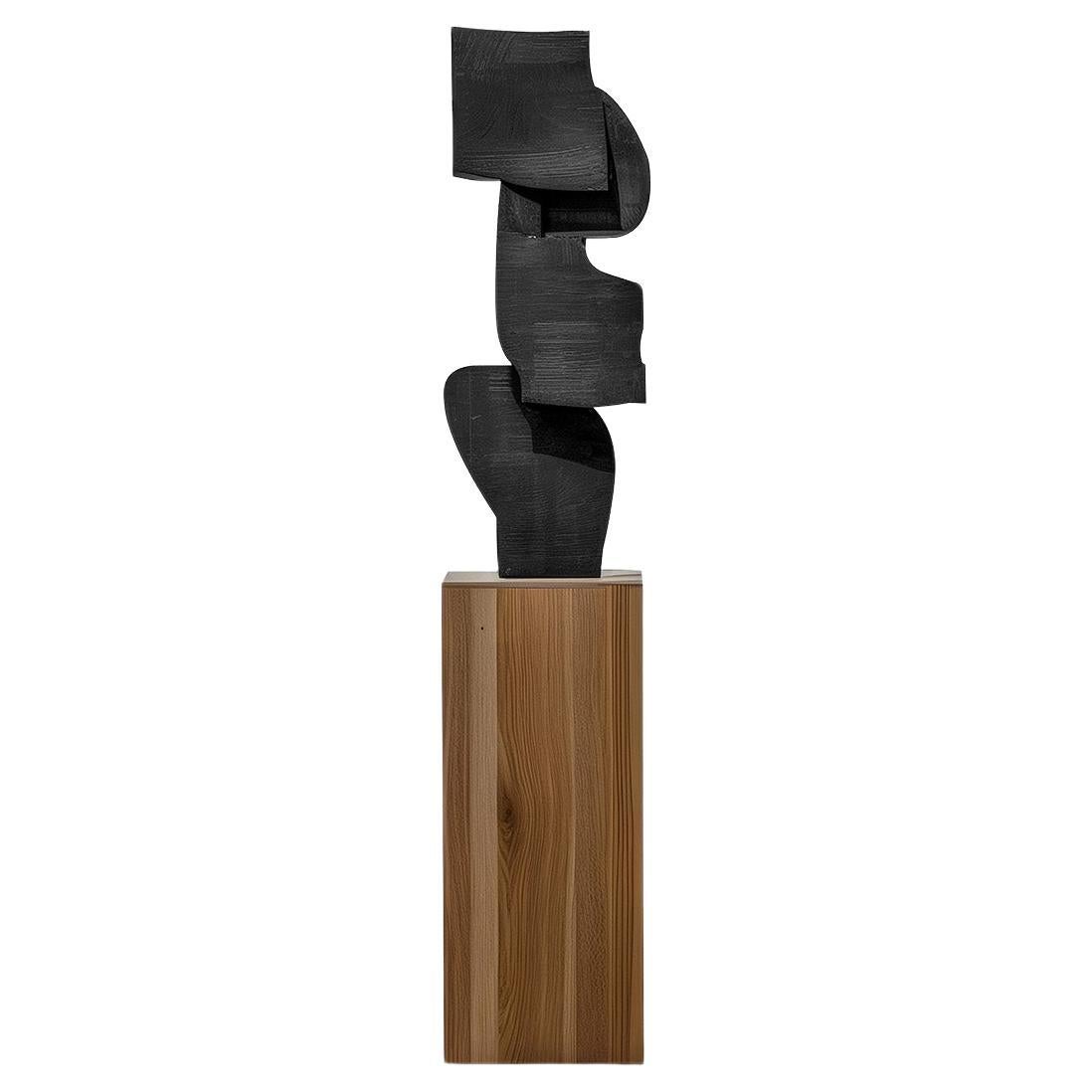 Contemporary Wooden Totem Art Unseen Force No34 Produced by NONO