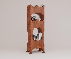 Contemporary Wooden Two Eyes Bookcase by Rejo Studio