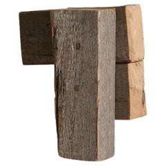 Scultura da parete in legno contemporanea di Richard Nonas Prodotto in USA 2006