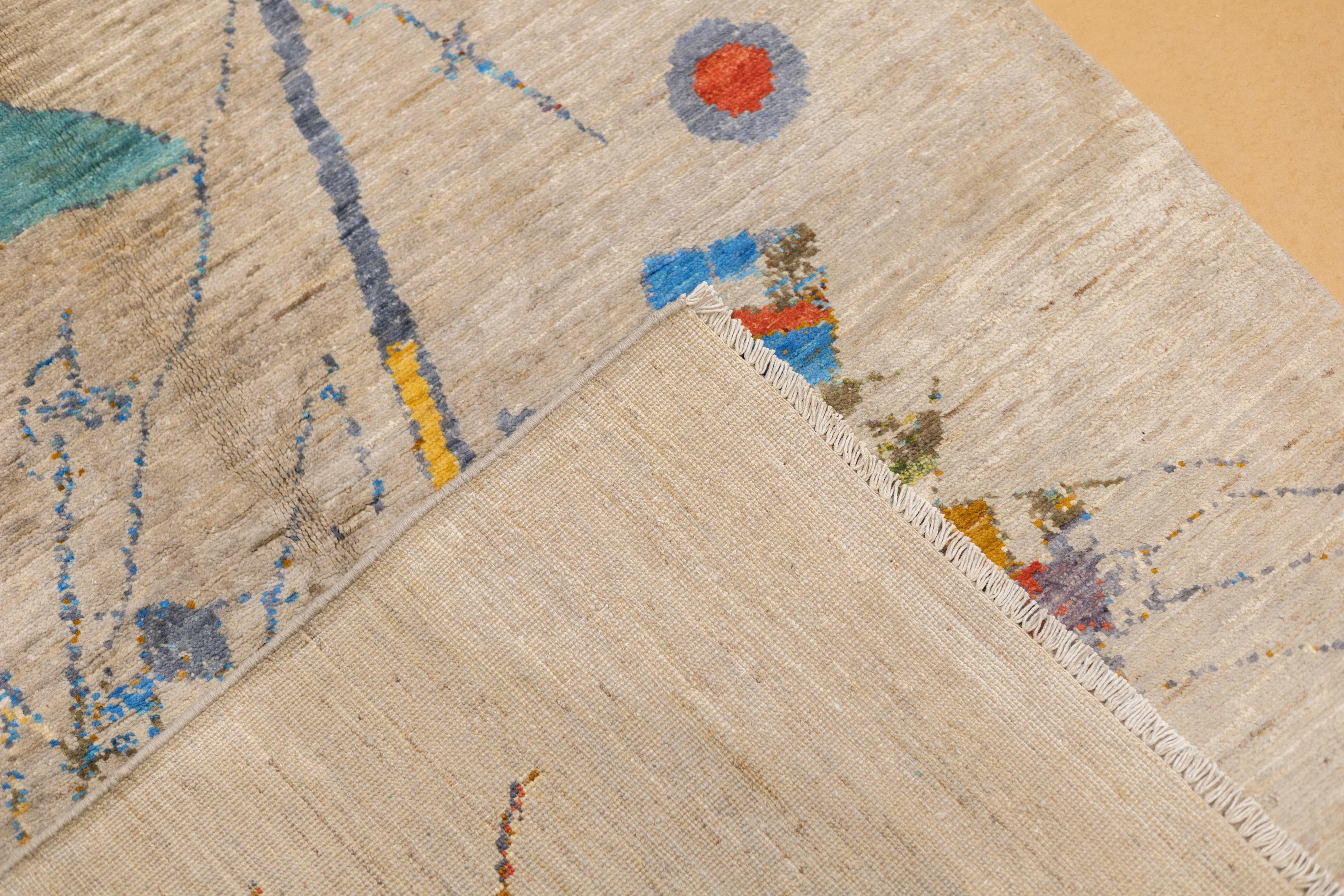 Contemporary Wool Rug 4'1