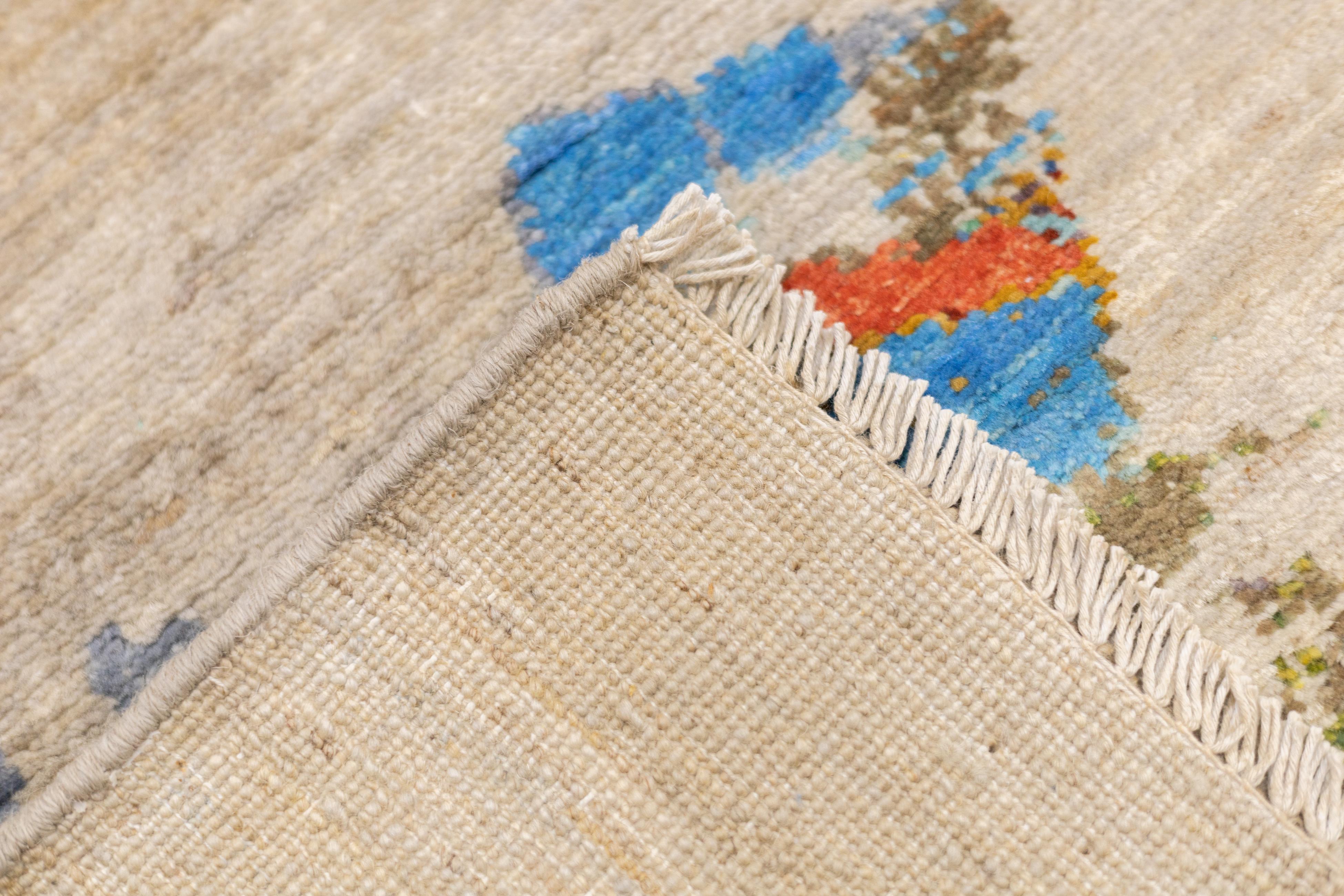 Contemporary Wool Rug 4'1