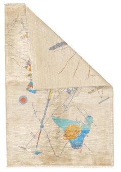 Contemporary Wollteppich 4'1" x 6'0"