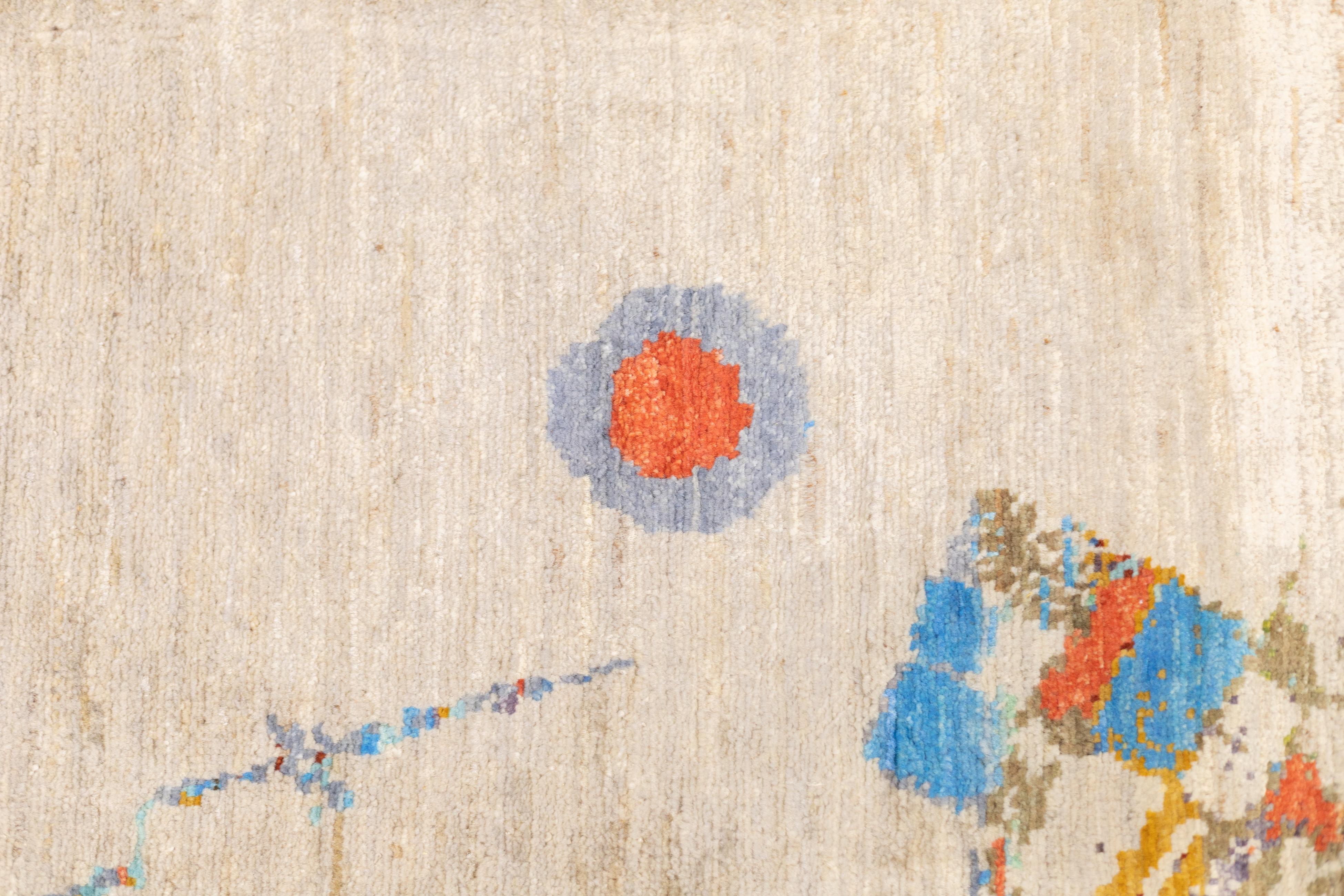 Contemporary Wool Rug 4'1