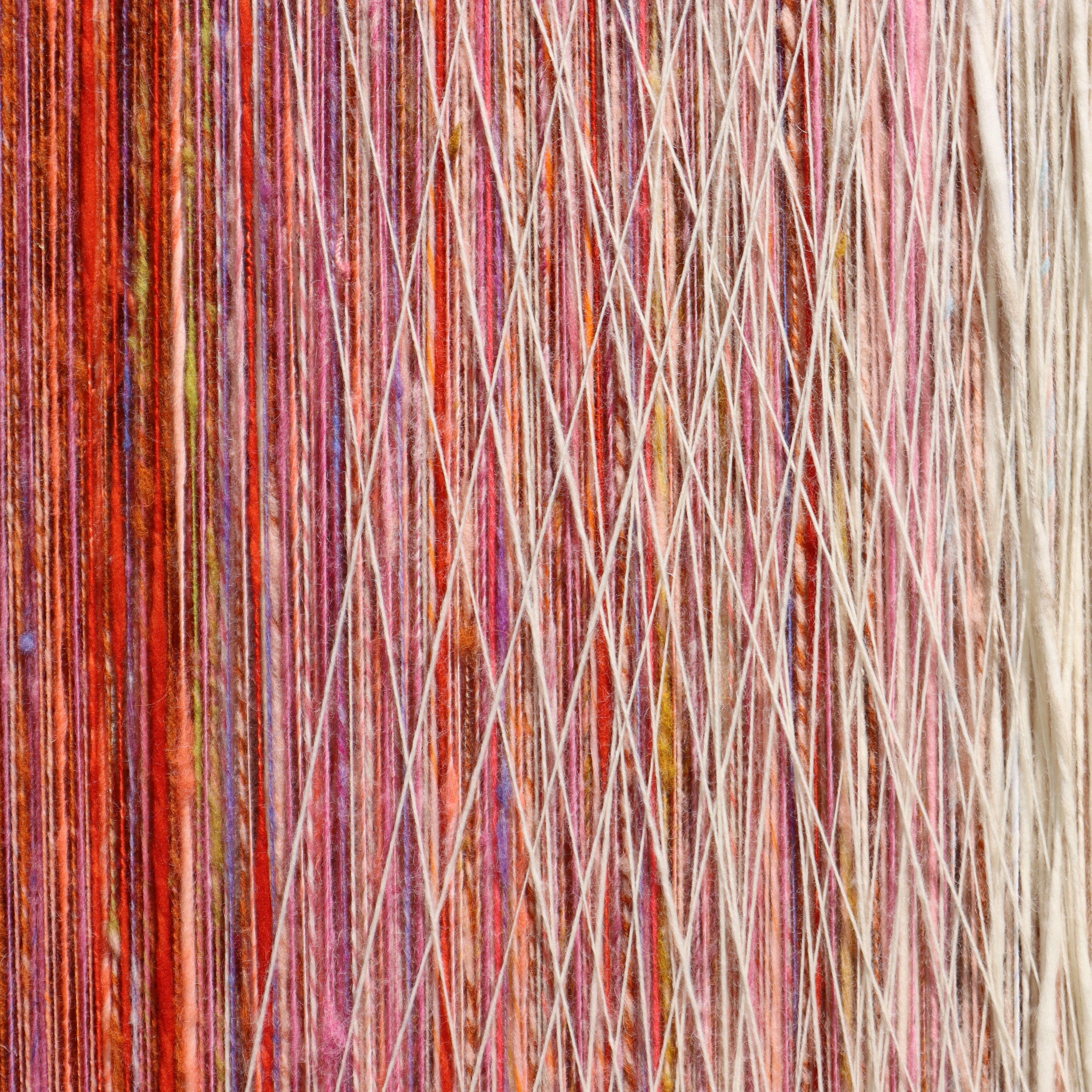 French Contemporary Woolen Art Work - Abstract Woolen Wall Object For Sale