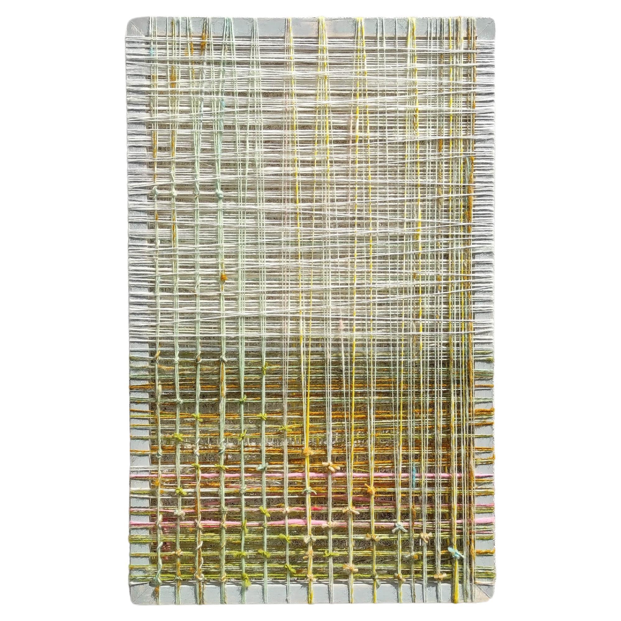 Contemporary Woolen Art Work - Abstract Woolen Wall Object