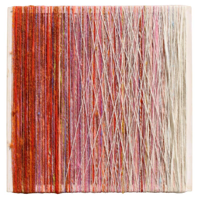 Momo Wave, Small textile fibre wall object at 1stDibs | momo spin