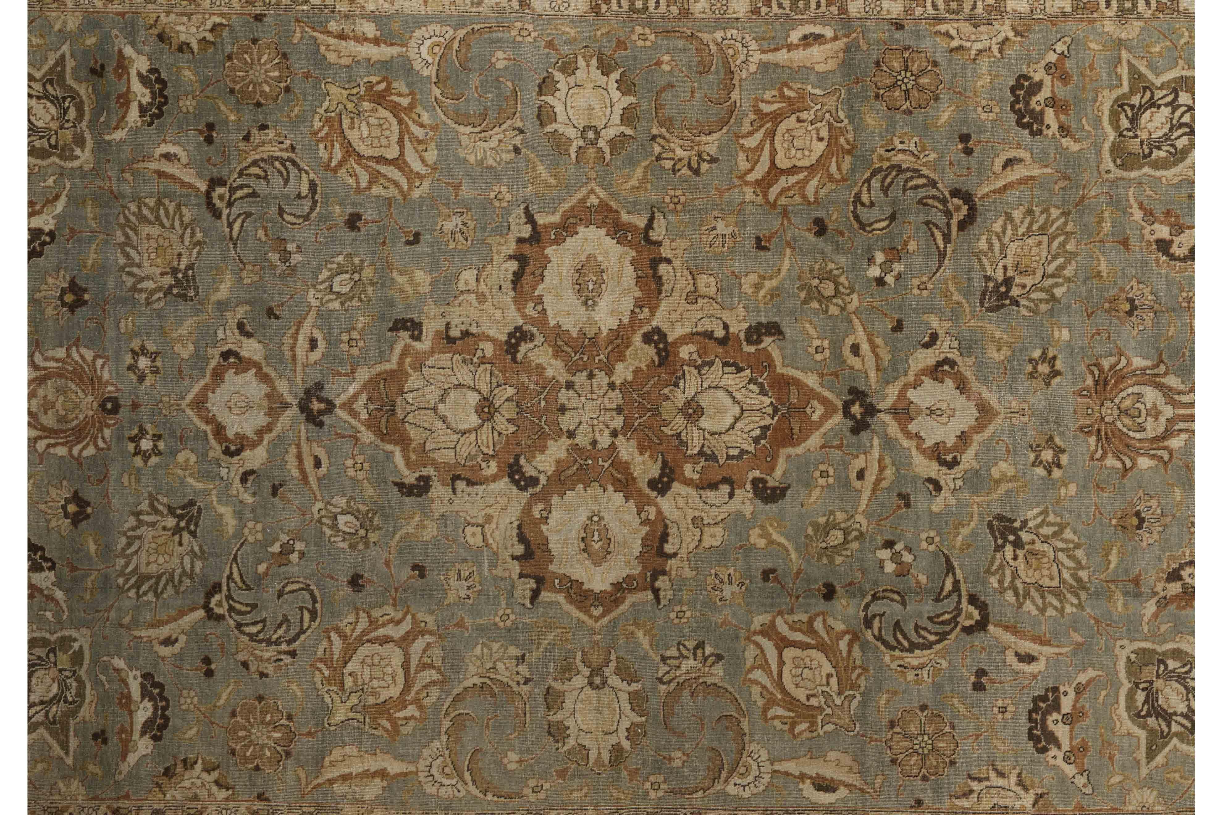 Zeitgenössischer gewebter Wollteppich, 7 ft × 11 ft, natürliche Wolltöne im Angebot 3