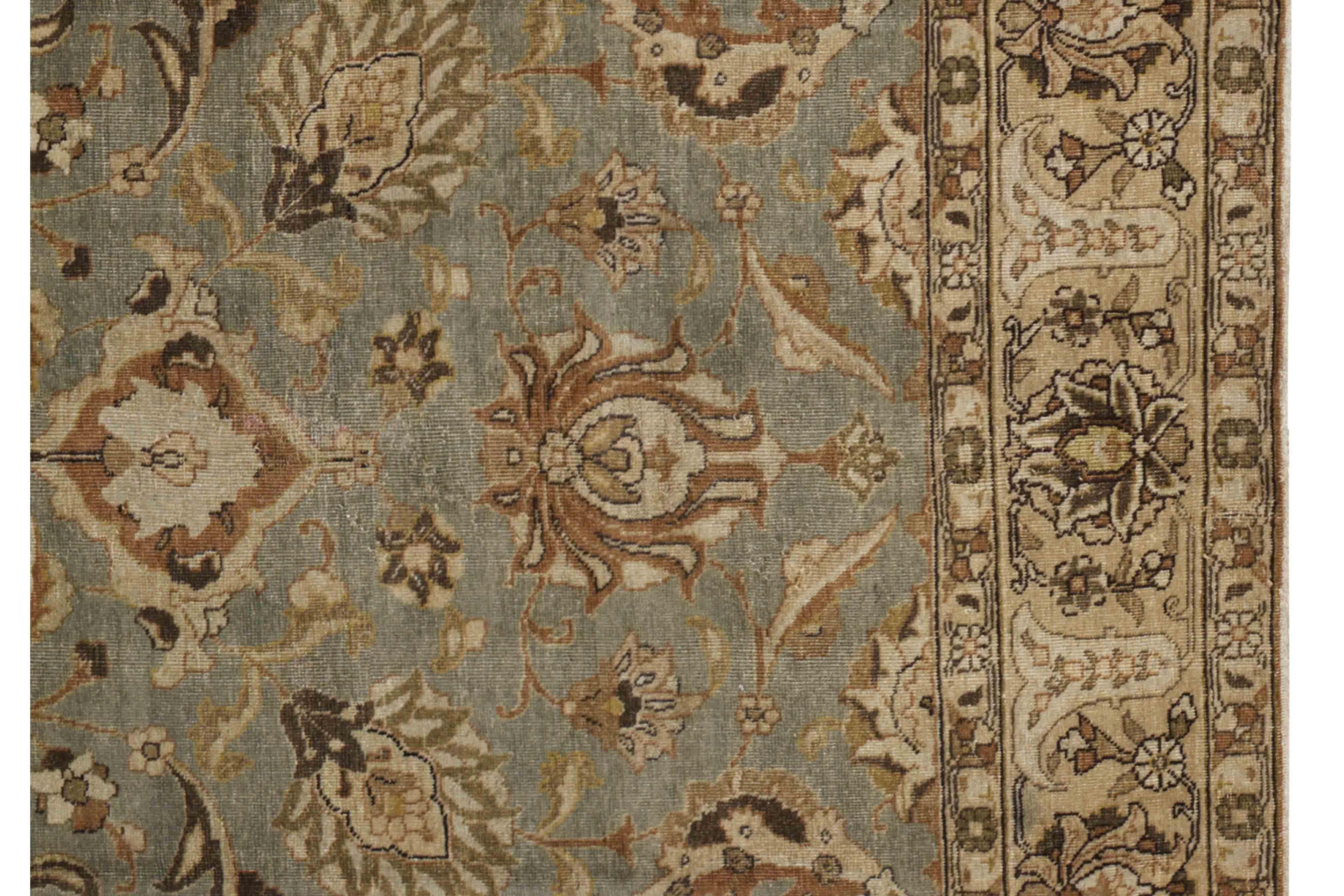 Zeitgenössischer gewebter Wollteppich, 7 ft × 11 ft, natürliche Wolltöne (Handgewebt) im Angebot