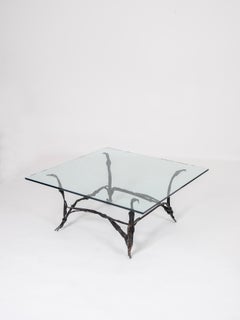 Contemporary Wrought Iron Coffee Table by Nicolas Thevenin