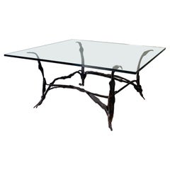 Contemporary Wrought Iron Coffee Table by Nicolas Thevenin