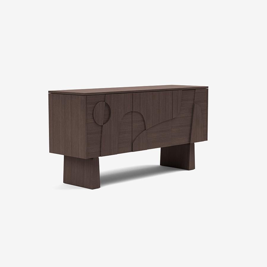 Contemporary 'Wynwood' 3 Sideboard by Man of Parts, Short Legs, Nude Oak For Sale 7