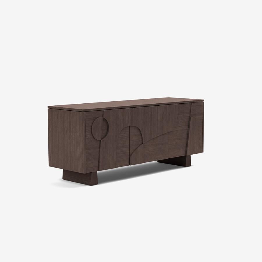 Contemporary 'Wynwood' 3 Sideboard by Man of Parts, Short Legs, Nude Oak For Sale 2