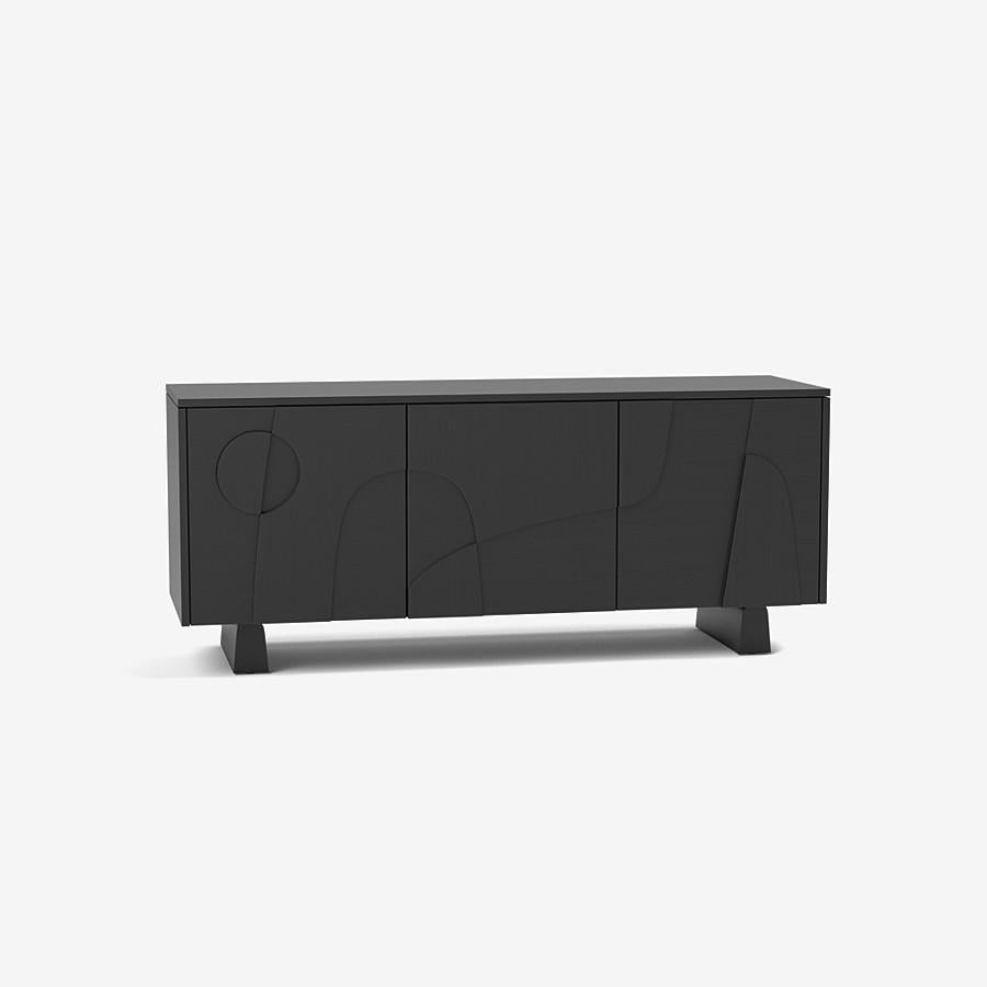 Contemporary 'Wynwood' 3 Sideboard by Man of Parts, Short Legs, Nude Oak For Sale 3