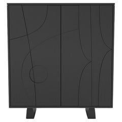 Contemporary 'Wynwood' Cabinet by Man of Parts, Black Oak 