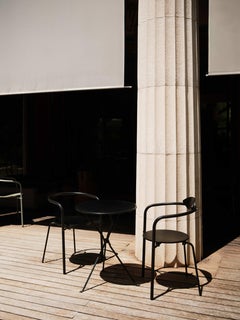 Contemporary X2 chairs 'Simplex' by Oscar Tusquets x BD Barcelona, Black