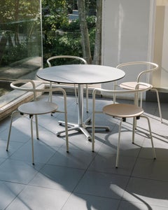 Contemporary chairs 'Simplex' by Oscar Tusquets x BD Barcelona, Oyster White