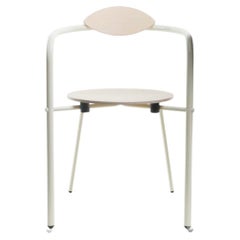Contemporary X2 chairs w/ Backrest 'Simplex' by Oscar Tusquets, Black