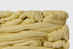 Contemporary Yellow Coffee Table, Recycled Plastic, Youngmin Kang, 1S1T Korea