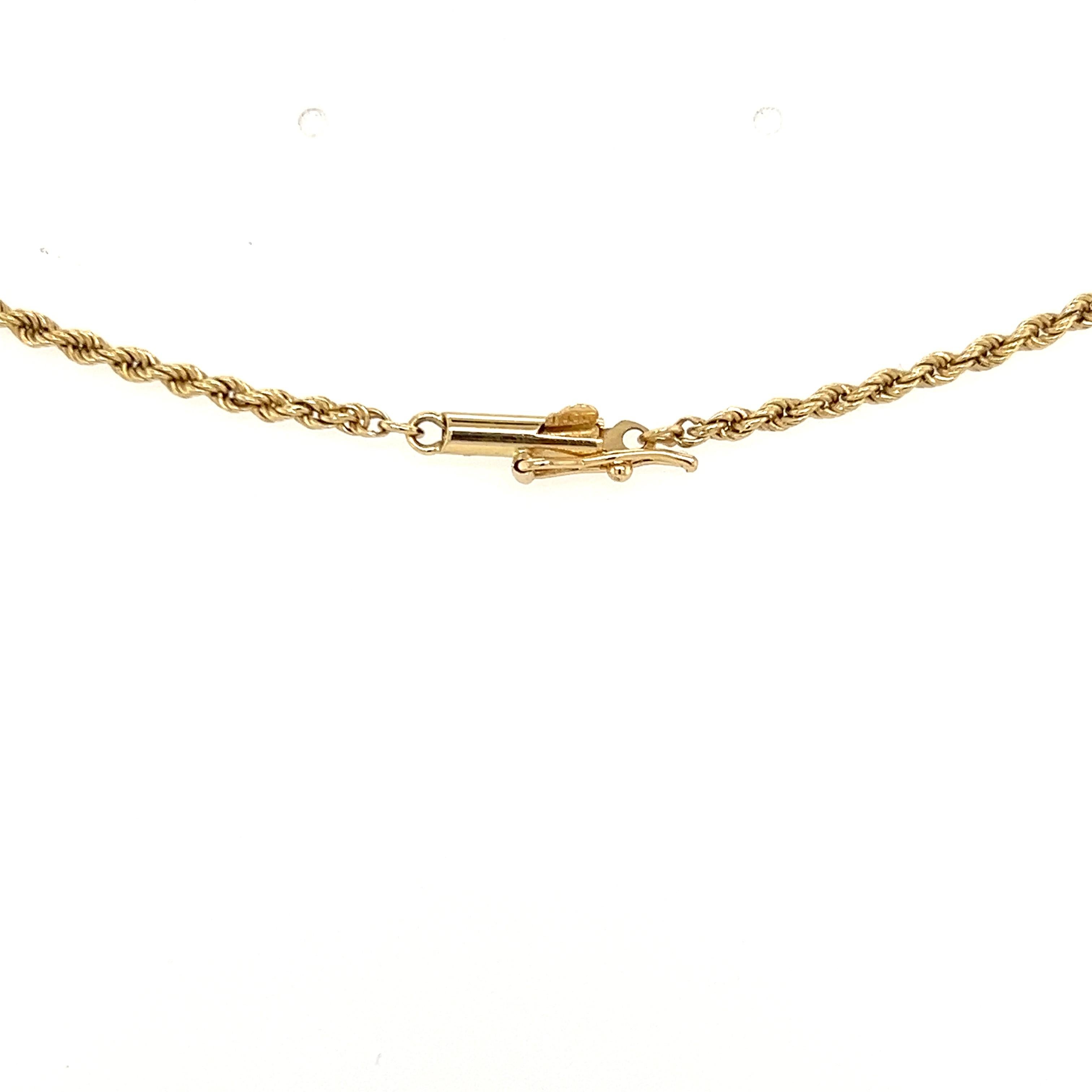 Contemporary Gelbgold Bar Link und Seilkette Halskette für Damen oder Herren