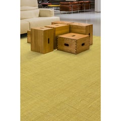 Alfombra de Yute Natural Amarillo Primavera del Siglo XXI by Deanna Comellini En Stock 180x250 cm