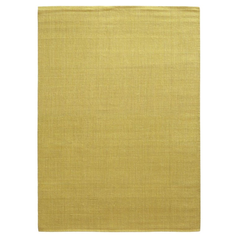 Yellow Rug Rattan 21st Cent Spring Yellow Natural Jute Rug by Deanna Comellini In Stock ...