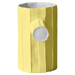 Contemporary Yellow Paper Clay Sculpture PINO MONO