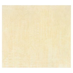 Contemporary Yellow Silk Hand Knotted Rug by Doris Leslie Blau
