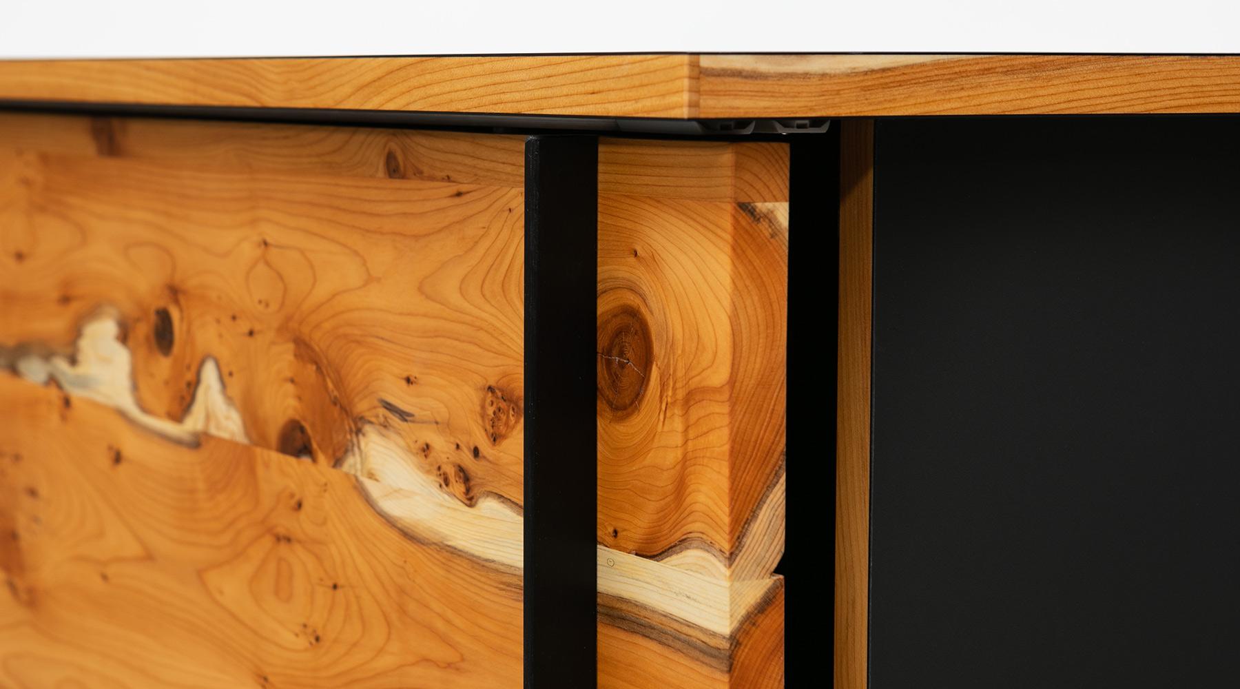 Contemporary Yew Sideboard by Johannes Hock 6