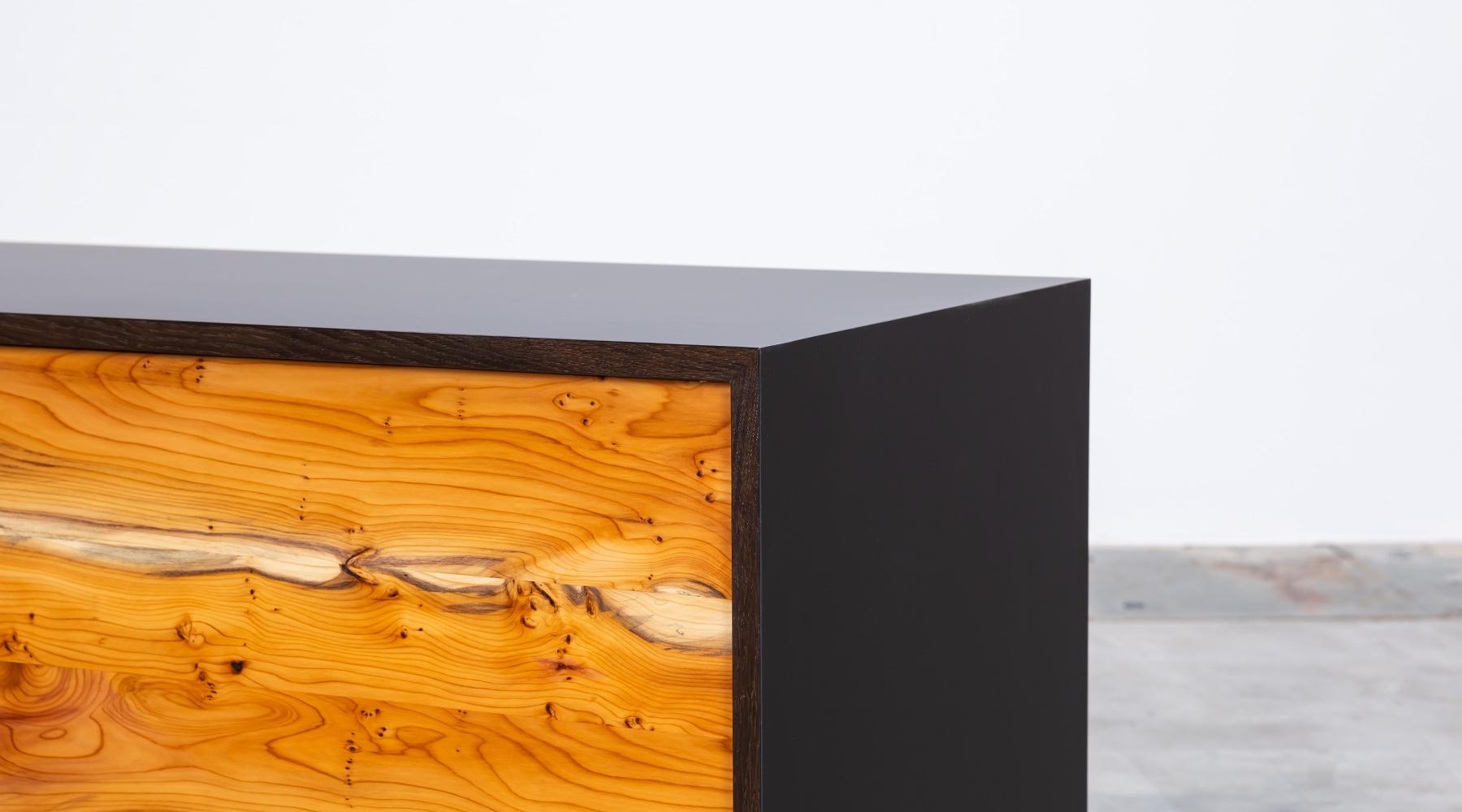 Contemporary Yew Sideboard by Johannes Hock For Sale 9