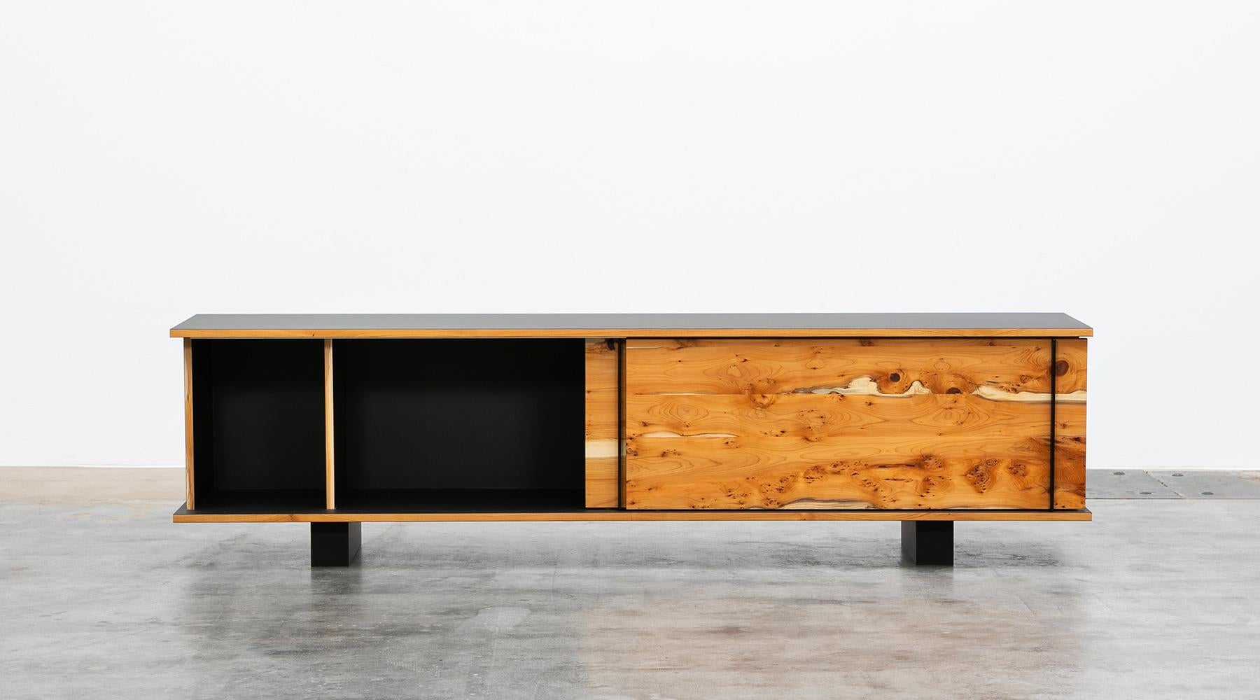 Modern Contemporary Yew Sideboard by Johannes Hock