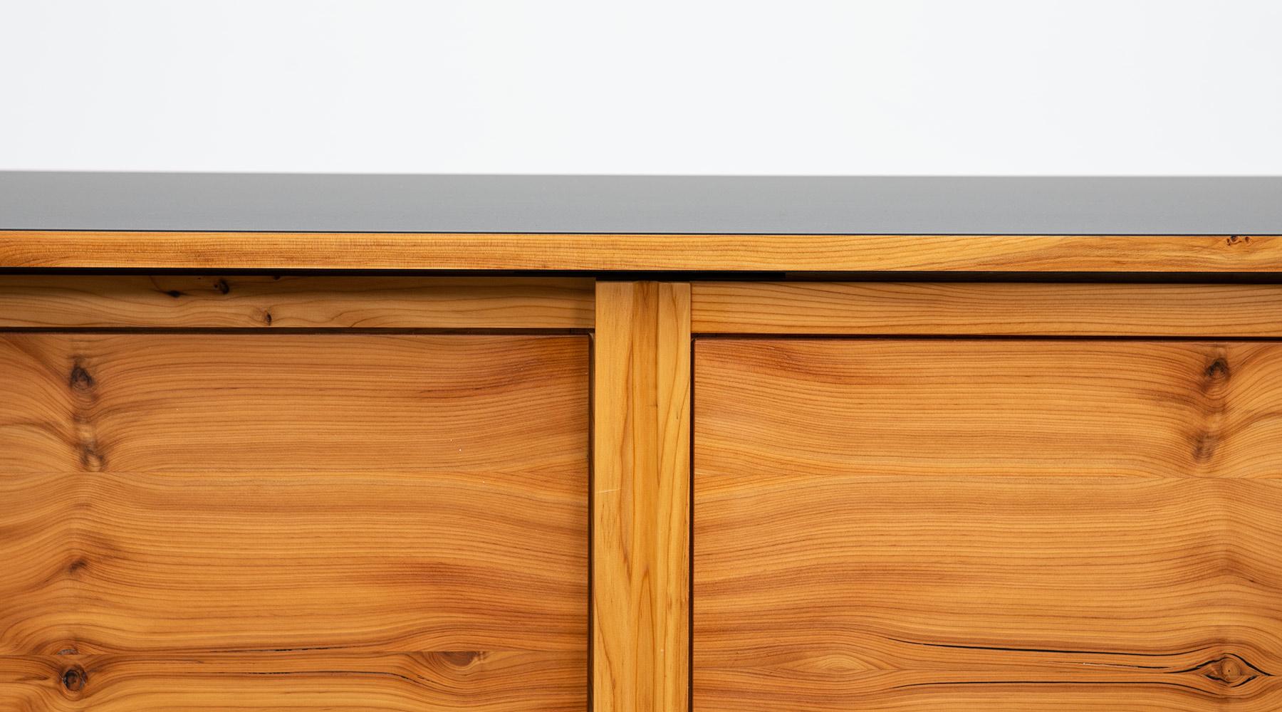 Contemporary Yew Sideboard by Johannes Hock For Sale 3