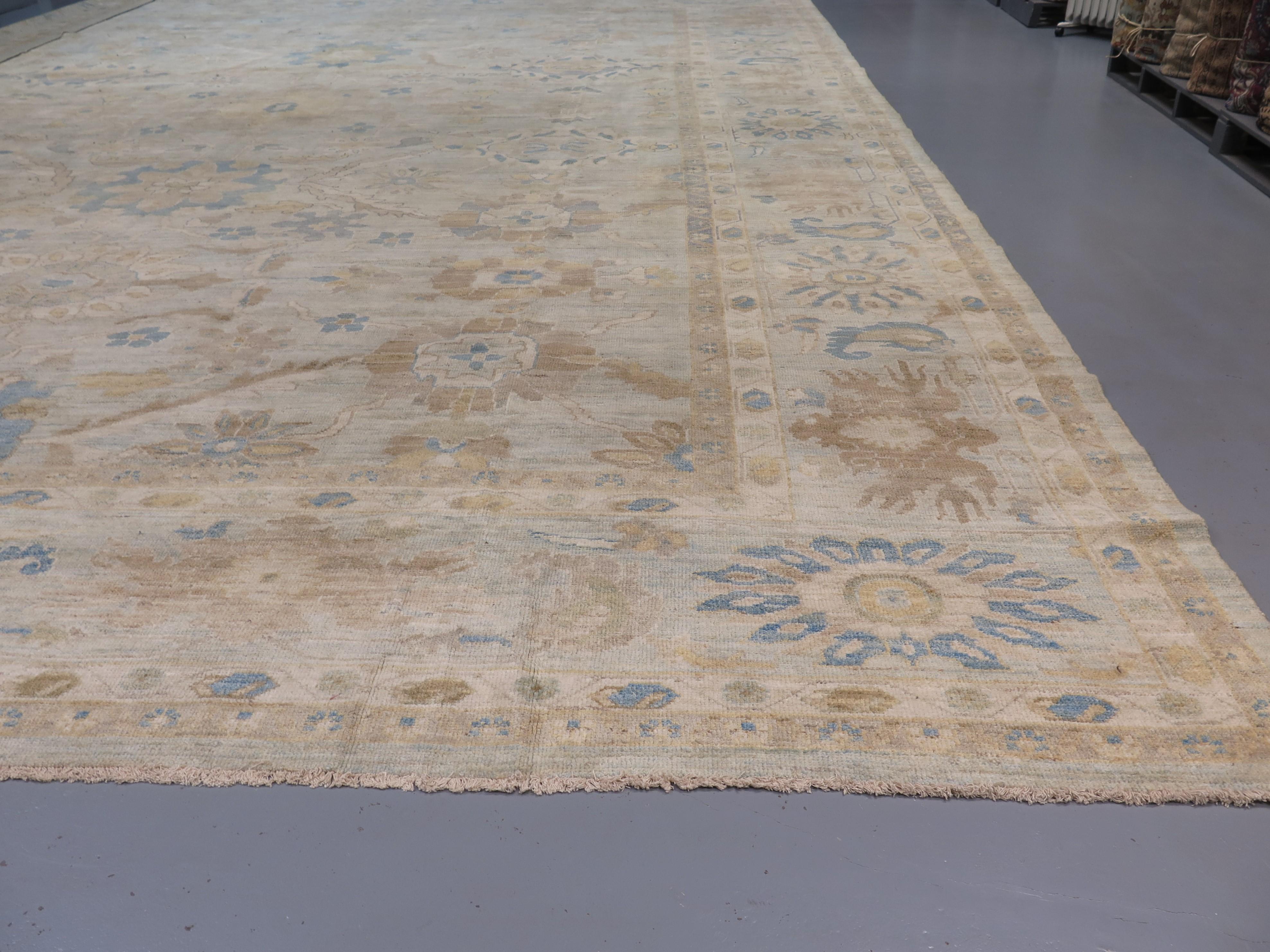 Ziegler Sultanabad carpets were originally commissioned in Persia for the Western market during the late 19th Century, to complement Western furnishing tastes, quickly becoming popular across the UK and Europe, thanks to their unique, grand scale