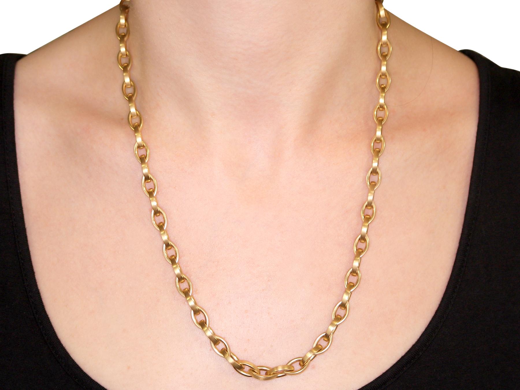 Contemporary Yellow Gold Necklace by 'Boodles' 3