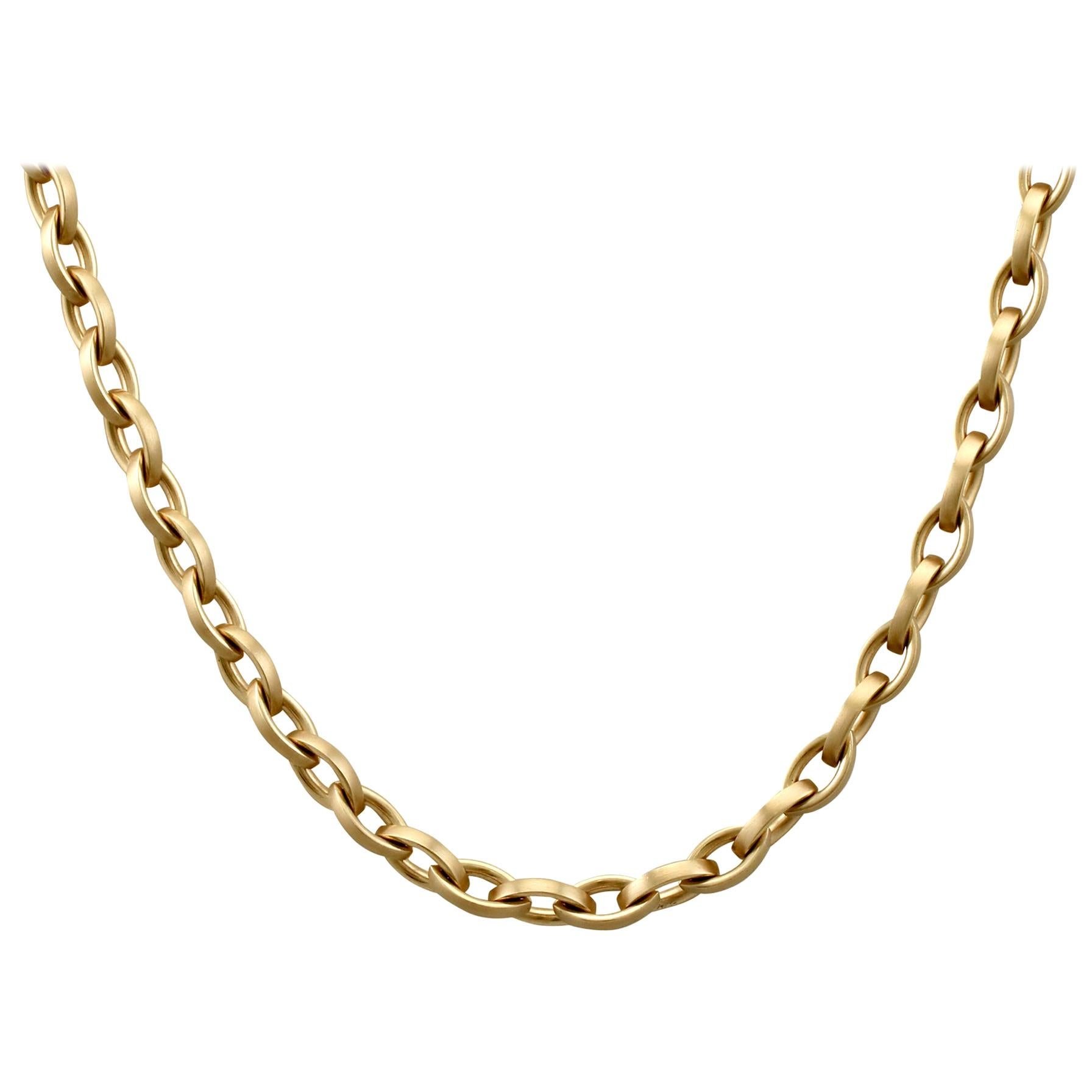 Contemporary Yellow Gold Necklace by 'Boodles'