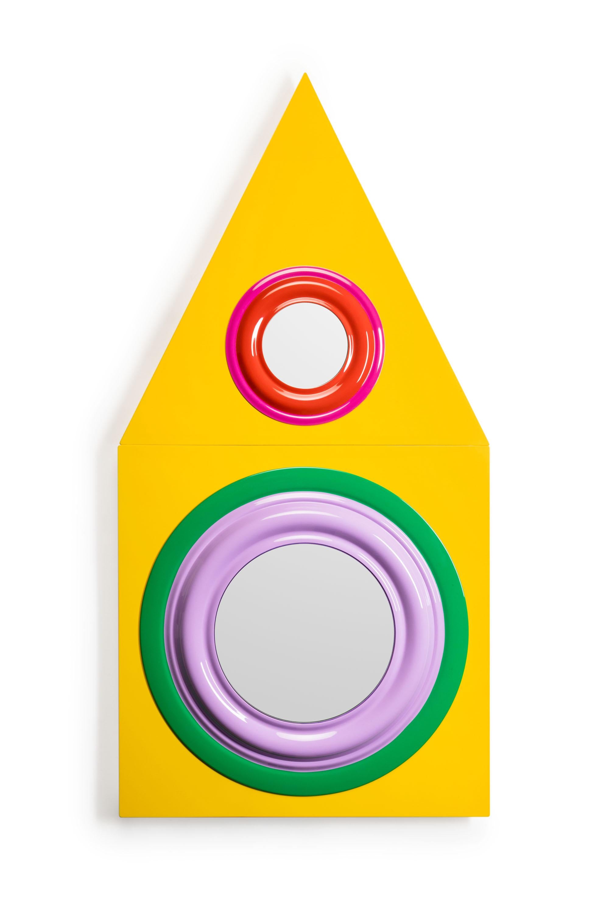 Contemporay Bindoo Kama modular mirror in aluminium by altreforme For Sale 7
