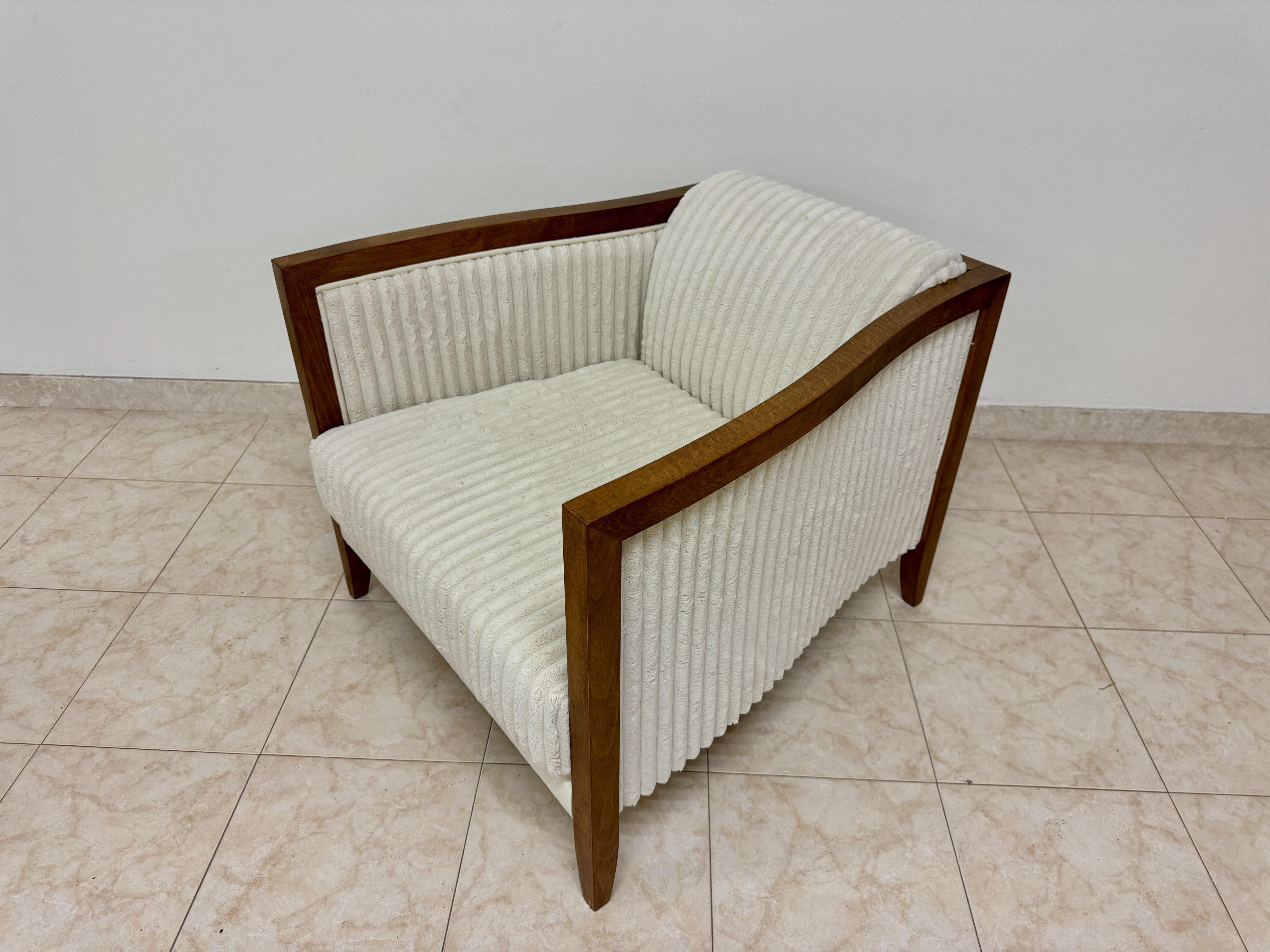Fabric Contemporay Italian Armchair For Sale