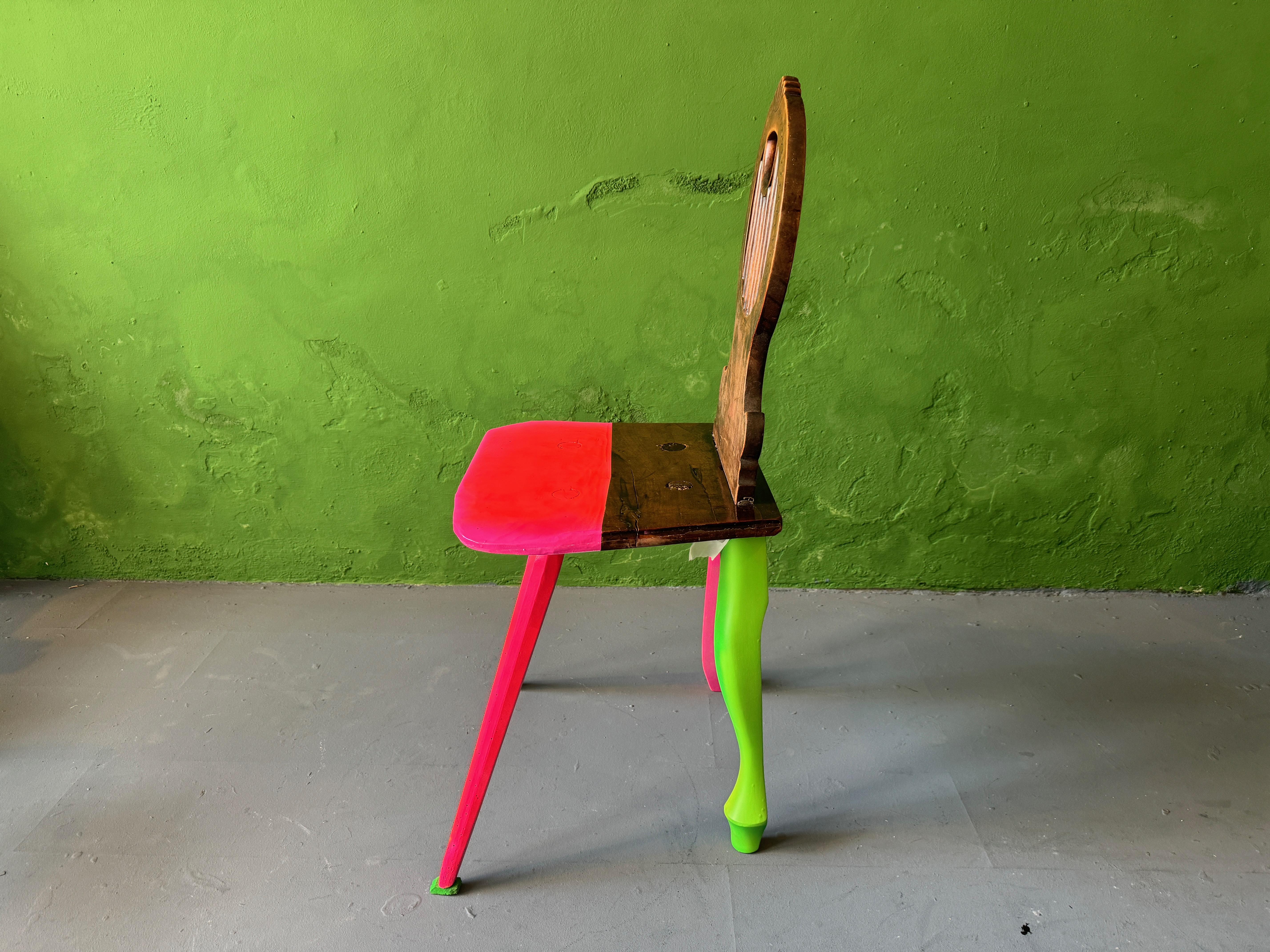 German Contemporized Farnchair by Markus Friedrich Staab For Sale