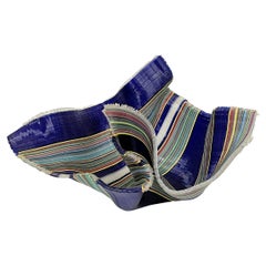 Contempory Art Glass Tapestry Sculpture by, Carole Perry